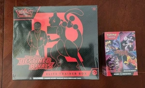 POKÉMON TCG SCARLET & VIOLET DESTINED RIVALS ELITE TRAINER BOX & BOOSTER BUNDLE - Bild 1 von 6