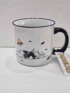 Peanuts Vampir Snoopy & Woodstock Fledermäuse Sterne Halloween 21 Unzen Becher Neu mit Etikett - Bild 1 von 3