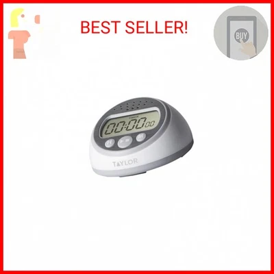 Taylor Digital Timer Counts Up and Down for School, Learning, Projects, and Kitc - Image 1 of 2