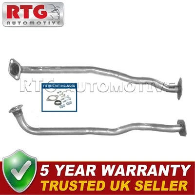 Front Exhaust Pipe + Fitting Kit Fits Nissan Micra 1992-2000 1.0 1.3 2001099B00 - Image 1 of 4