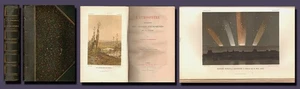 1872 L'ATMOSPHÈRE Flammarion/Meteorology/13 Chromoliths/223 Illust/Leatherbound - Picture 1 of 13