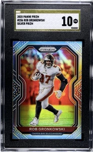 2020 Panini Prizm #256 Rob Gronkowski SILVER SGC 10 PRISTINE GOLD LABEL POP 1 - Picture 1 of 2