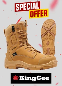 Special Offer! KingGee Mens ONYX 8Z Puncture-Resistant Comfy Work Boot K27997 - Bild 1 von 4