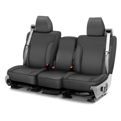 For Ford F-250 Super Duty 01-07 NeoSupreme 1st Row Charcoal Custom Seat Covers - Imagem 1 de 4