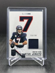 2025 Panini Donruss Elite C.J. Stroud Influential Jerseys Patch 250/799 #IJ-CJS - Picture 1 of 2