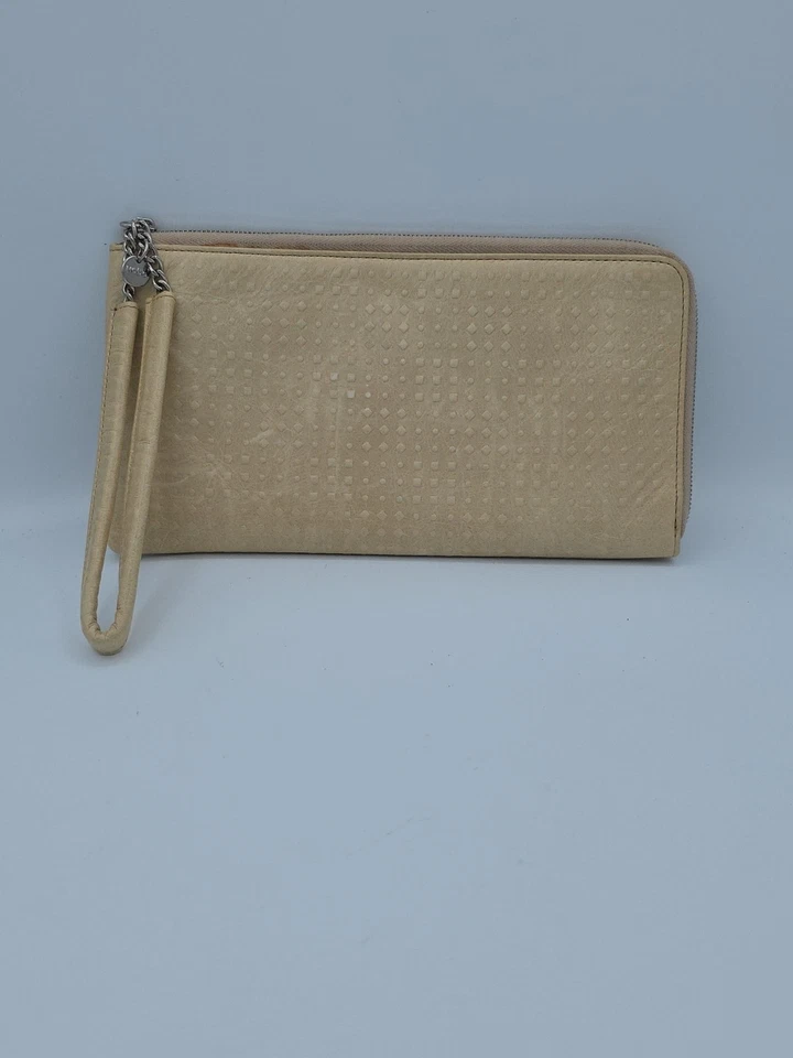 Cartera Muñequera Hobo International Rylan Pémez Damasco Cuero Repujado Nueva Foto 1 de 4