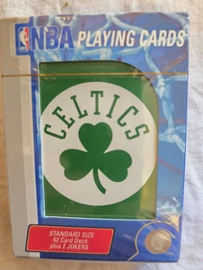 Sealed Pack NBA Boston Celtics Playing Cards Deck Shamrock Basketball PSG New - Picture 1 of 4