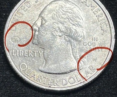 2020 W SALT RIVER BAY WEST POINT QUARTER ATB V75 PRIVY MARK CIRCULATED  - Image 1 of 4