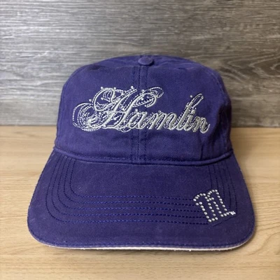 FedEx Racing Hat Cap Strap Back Womens Purple NASCAR Racing Denny Hamlin Chase - Image 1 of 4