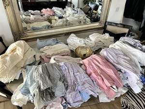 Paket 40 Hackett, Ralph Lauren, TM Lewin, Reiss, H&B Luxus Hemden - Bild 1 von 11