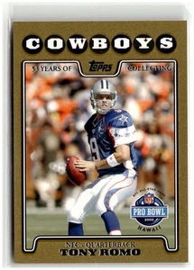 2008 Topps #297 Tony Romo Gold #/2008 A1248 - Picture 1 of 2