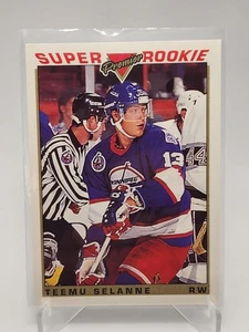 Topps Premier #130 1993 Teemu Selanne (RC) Super Rookie - Imagen 1 de 2