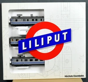 Liliput 12600 Dieseltriebzug SVT 06.110 grau/violett 3-tlg DB neuwertig OVP H0 - Picture 1 of 1