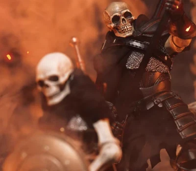 Capa Maxbird Personalizada 1/12 para Legiones Míticas Nigromante Caballero de la Muerte Accesorios Foto 1 de 4