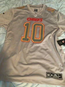 NWT NIKE On Field Kansas City Chiefs Tyreek Hill #10 JERSEY XL GRAY - Picture 1 of 7