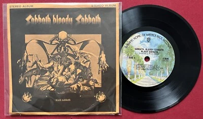 BLACK SABBATH~SABBATH BLOODY SABBATH~RARE 7" JUKEBOX 33RPM VINYL (1973) VG+ OZZY - Image 1 of 2