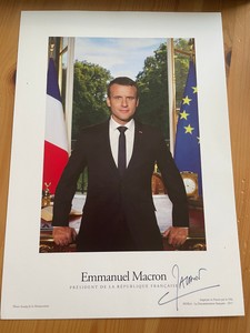 Emmanuel Macron  * Original Karte Postcard *** Nr. AF- 485