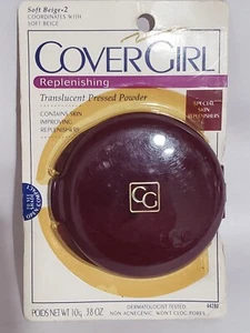 Covergirl CG Replensging Translucent Pressed Powder soft beige 2 new on card - Picture 1 of 2