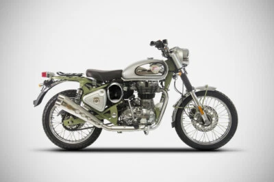 Royal Enfield Bullet Trials 500 2019-2021 Zard Exhaust Slipon Silencer New - Image 1 of 3