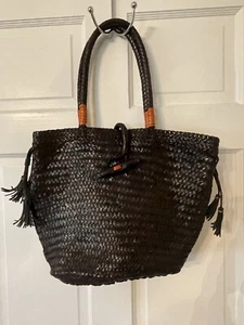 Massimo Palomba Ines Spiga woven black leather tote - $1220 - Picture 1 of 3