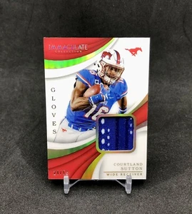 ERROR CARD! 2018 Immaculate Courtland Sutton /52 GLOVES SP THICK Rookie Card #11 - Picture 1 of 12