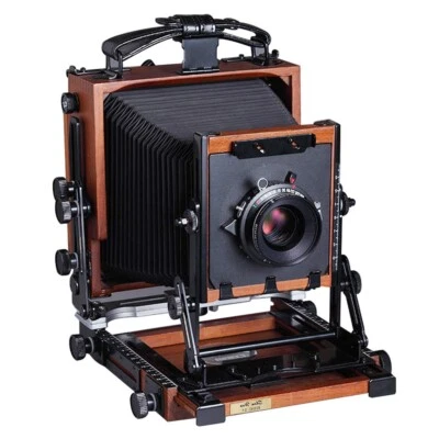 Shen Hao HZX45-IIA 4x5 Field Folding Black Walnut Wooden Large Format Camera - Image 1 of 4
