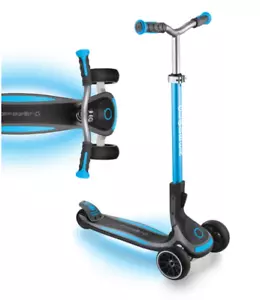 Globber ULTIMUM LIGHTS Scooter Azul Cielo - Scooters Grandes Plegable Juguete de Carreras Nuevo - Imagen 1 de 8