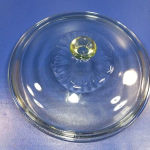 Pyrex Deckel NUR Ersatz 624C 8,75 Zoll dekorativer Kreis um Knopf - Bild 1 von 2