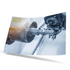 Poster A1 CNC Lathe Turning Machine Metal #50550