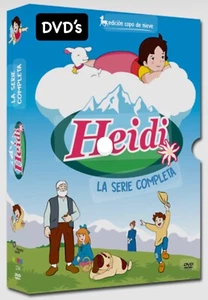 Heidi La Niña de los Alpes En Español Latino Los 52 Capítulos 5 Discos DVD - Picture 1 of 2