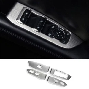 For Lincoln MKZ 2013-2020 Silver Titanium Window Lift Panel Switch Cover Trim - Picture 1 of 8