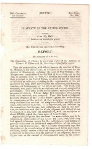 Government Report 6/301848 US Senate Committee of Claims Mississippi New Orleans - Picture 1 of 2
