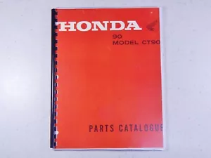 66-68 HONDA CT90 CT K0 Trail 90 Parts Fiche Fish Diagram Book Manual Catalog - Picture 1 of 11
