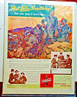 Old Wwii Era Magazine Ad For Coke - Military Theme