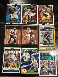 Rare 10 Card 2022 NFL Huge Lot GREEN GOLD Herbert Kupp Stafford Donald Inserts - Picture 1 of 7