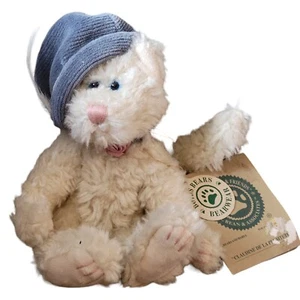 Boyds Bears Claudine De La Plumtete Plüschkatze mit Gelenken im Ruhestand 7 Zoll Stofftier  - Bild 1 von 8