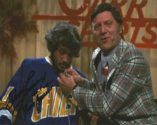 Yvon Barrette Denis Lemieux   Autographed 8x10  Slap Shot  Free Shipping  #8