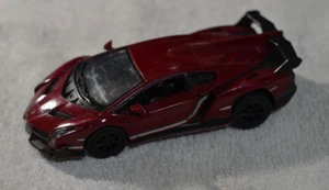 5" Kinsmart Lamborghini Veneno Diecast Model Toy Car 1:36 Maroon *FREE SHIPPING* - Picture 1 of 5
