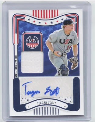 2024 USA Stars & Stripes #SM-TS Teagan Scott Jersey Auto - Image 1 of 2