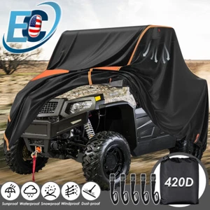 2-3 Seater UTV Storage Cover Sun Rain Snow Dust Protection for Polaris Kawasaki - Picture 1 of 11