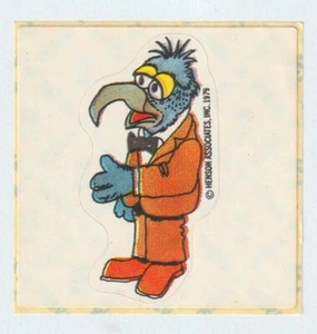 VINTAGE 1979 HENSON ASSOCIATES INC GONZO THE MUPPET MOVIE STICKER - KELLOGGS - Bild 1 von 1