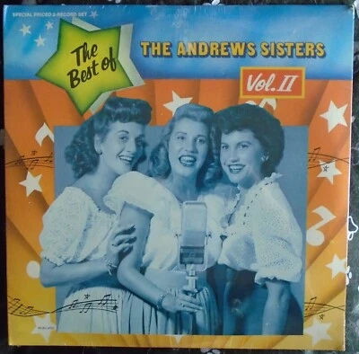 ANDREWS SISTERS, Best Of The Andrews Sisters Vol II USA New Sealed 2LP FREE SHIP - Image 1 of 2