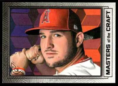 2021 Topps Gallery Masters of the Craft Mike Trout Los Angeles Angels #MTC-14 - Image 1 of 2