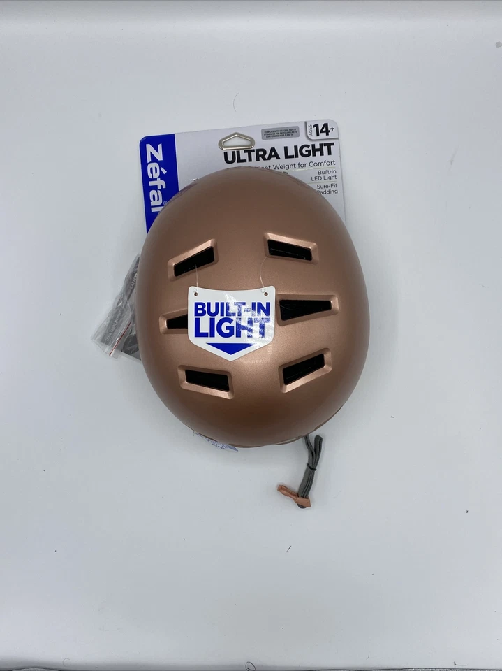 Casco de bicicleta Zéfal Rose con LED de seguridad ~ casco de bicicleta con luz ajustable 14+ Foto 1 de 4