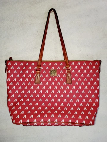 Dooney & Bourke Arizona Diamondbacks Baseball MLB Crimson X- Large Travel Tote! Cover