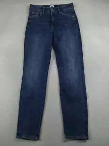 Just Jeans Blue Denim Womens Boyfriend Ankle Length Mid Rise Size 6 Zip - Picture 1 of 11