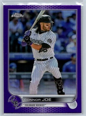 2022 Topps Chrome Update #USC33 Connor Joe Purple Refractor - Image 1 of 2