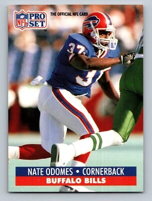 1991 Pro Set #80 Nate Odomes   Buffalo Bills - Image 1 of 2