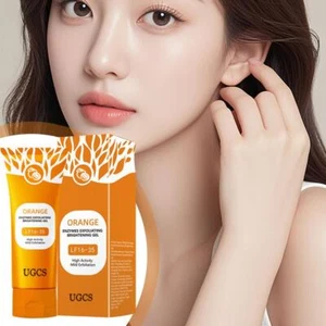Gel esfoliante viso arancione enzimi esfoliante illuminante gel sbiancante - Foto 1 di 14