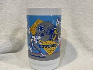 VINTAGE Dallas Cowboys Burger King 1987 Season Schedule Plastic Collector Mug!! - Picture 1 of 4